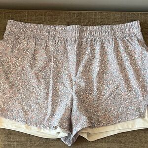 RBX Women's Athletic Shorts - Pink and Gray